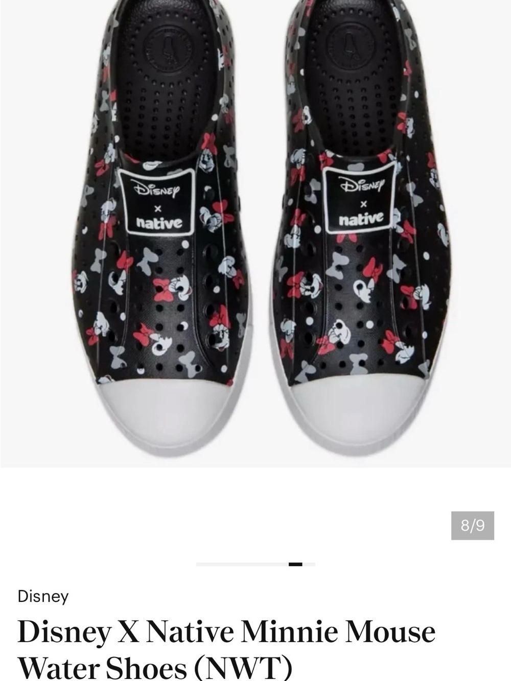 Unisex, Disney X Native Minnie Mouse
Water Shoes (NWT)